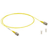 T-P1-630Y-FC-2 - Single Mode Patch Cable, 633 - 780 nm, FC/PC, Ø900 µm Jacket, 2 m Long