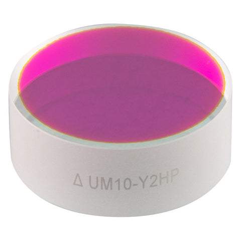 T-UM10-Y2HP - Ø1" Picosecond Yb Laser Line Mirror, Second Harmonic, 500 - 550 nm