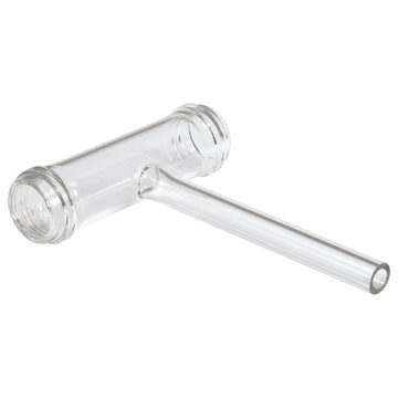 T-TGC100A - Empty Glass Cell with Threaded Ends, 100 mm Long, One Fill Tube