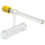 T-TGC100V - Empty Glass Cell with Threaded Ends, 100 mm Long, One Fill Tube with J. Young® Valve