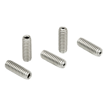 T-SS8S050V - 8-32 Vacuum-Compatible Vented Setscrew, 316 Stainless Steel, 1/2" Long, 5 Pack