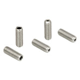 T-SS4MS12V - M4 x 0.7 Vacuum-Compatible Vented Setscrew, A4 Stainless Steel, 12 mm Long, 5 Pack