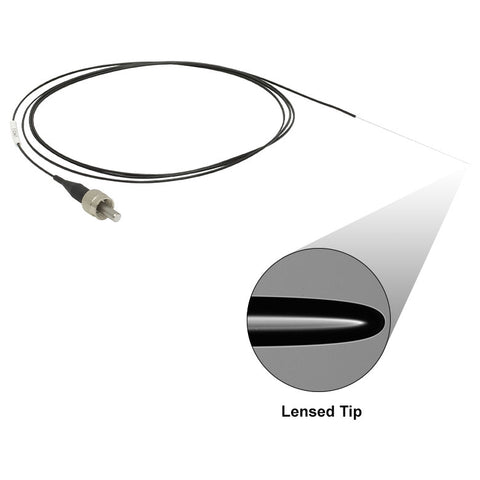 T-LFM1F-1 - Ø50 µm, 0.20 NA, FC/PC to Lensed Tip Fiber Patch Cable, 1 m
