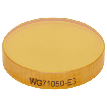 T-WG71050-E3 - Ø1" ZnSe Broadband Precision Window, AR Coated: 7 - 12 µm