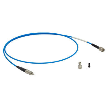 T-MF13L1 - Ø100 µm, 0.26 NA InF3 Multimode Patch Cable, FC/PC to SMA905, 1 m Long