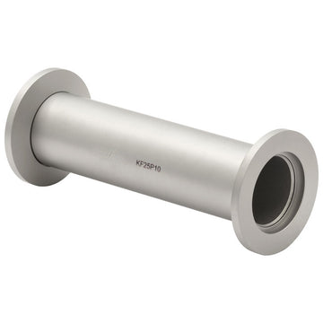 T-KF25P10 - 100 mm Straight Fitting with KF25 Vacuum Flanges