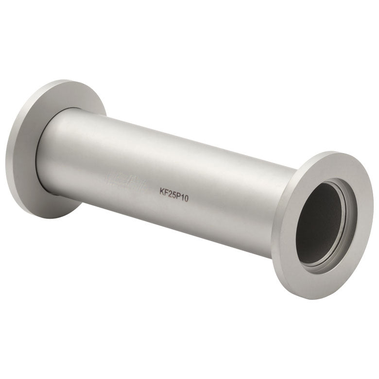 T-KF25P10 - 100 mm Straight Fitting with KF25 Vacuum Flanges