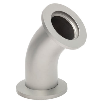 T-KF25E45 - 45° Elbow Fitting with KF25 Vacuum Flanges
