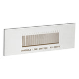 T-R1L3S6PR - Positive Reflective Variable Line Grating Test Target, 3" x 1"