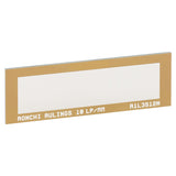 T-R1L3S12N - Ronchi Ruling Test Target, 3" x 1", 10 lp/mm