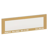 T-R1L3S13N - Ronchi Ruling Test Target, 3" x 1", 20 lp/mm