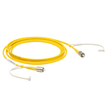 T-P1-780Y-FC-1 - Single Mode Patch Cable, 780 - 970 nm, FC/PC, Ø900 µm Jacket, 1 m Long