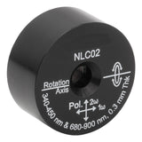 T-NLC02 - Ø1" Mounted β-BBO Crystal, 0.30 mm Thick, θ = 30.5°, 680 - 900 nm Fund., 340 - 450 nm SHG