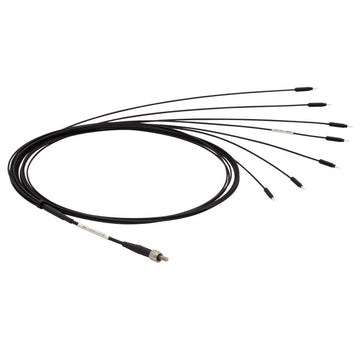 T-BF7L1LS1 - 1x7 Fiber Bundle, Ø200 µm Core, 0.22 NA, High OH, SMA to Ø1.25 mm Ferrules, 1 m Long