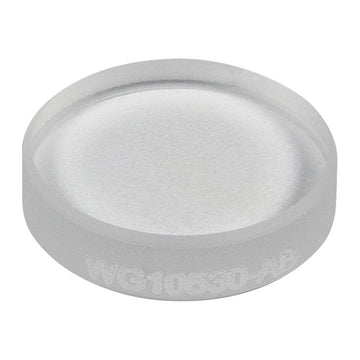 T-WG10530-AB - Ø1/2" N-BK7 Broadband Precision Window, AR Coated: 400 - 1100 nm, t = 3 mm