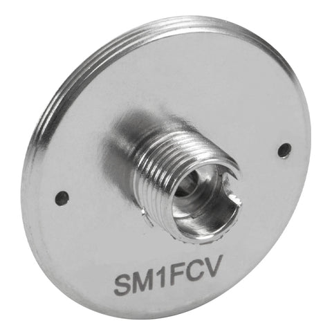 T-SM1FCV - Vacuum-Compatible FC/PC Fiber Adapter Plate with External SM1 (1.035"-40) Threads, Wide Key (2.2 mm)