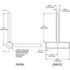 T-GC252 - Empty Glass Cell with Ø25 mm Fused Windows, 100 mm Long, Two Fill Tubes