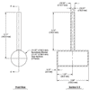 T-GC501 - Empty Glass Cell with Ø50 mm Fused Windows, 100 mm Long, One Fill Tube
