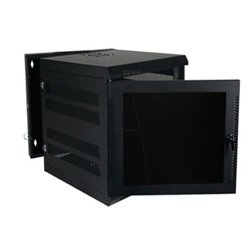 Quest Wall Mount Enclosure Swing Out 14RU Unloaded Black