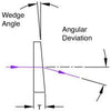 T-PS810 - Ø1" Round Wedge Prism, 2° Beam Deviation, Uncoated