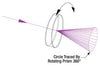 T-PS810 - Ø1" Round Wedge Prism, 2° Beam Deviation, Uncoated