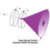 T-PS810 - Ø1" Round Wedge Prism, 2° Beam Deviation, Uncoated