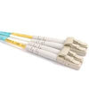 Fiber Optic Patch Cable, LC PC to LC PC, 1.6mm Duplex MM | Plus Corning® ClearCurve® OM3 Multimode Fiber