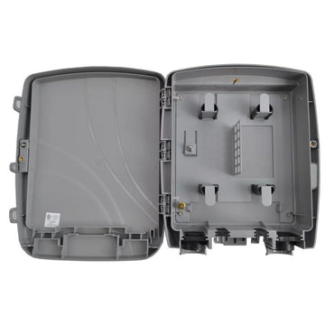 FTTx Fiber Enclosure NID Holds (12) SC or Duplex LC Adapters (No Adapters Included)