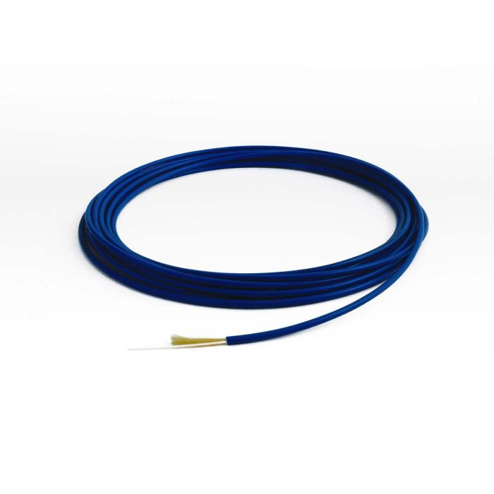 TLC Simplex Cable, 3mm, Singlemode, 9/125um, Riser, Blue, Plus Corning SMF-28 Ultra Fiber (per meter)