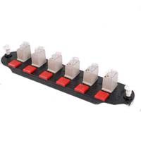 Corning® Adapter Panel CCH Multimode Loaded with (6)Duplex SC Adapters (12-Fiber) Metal Insert
