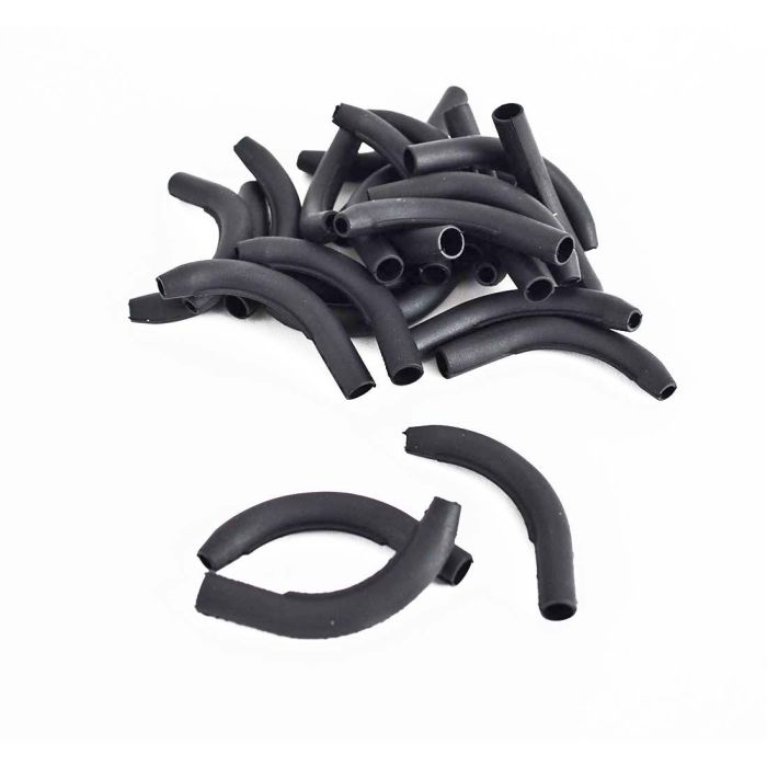 SC & FC 3.0mm 90-Degree Connector Boot, Black (25-Pack)