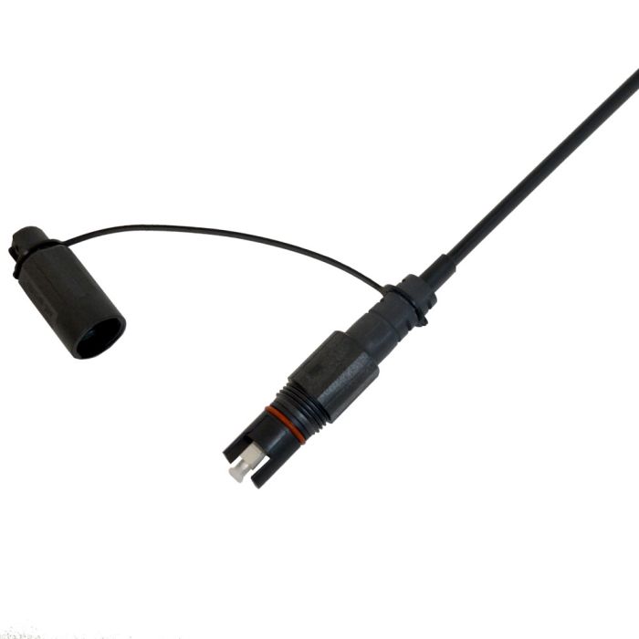 Zeus Flat Drop Cable Assembly, Singlemode, Toneable, 1 Corning® OptiTap® Connector, 750 feet