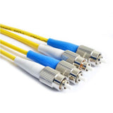 Fiber Optic Patch Cable, FC to FC UPC-UPC, 3 meters, 3mm, Duplex, SM | Plus Corning® SMF-28® Ultra Fiber