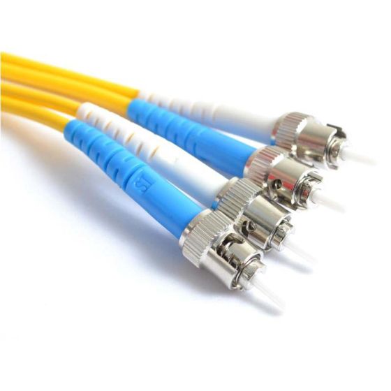 Fiber Optic Patch Cable, ST to ST UPC-UPC, 10 meters, 3mm, Duplex, SM ...