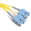 Fiber Optic Patch Cable, SC to SC UPC-UPC, 2 meters, 3mm, Duplex, SM | Plus Corning® SMF-28® Ultra Fiber