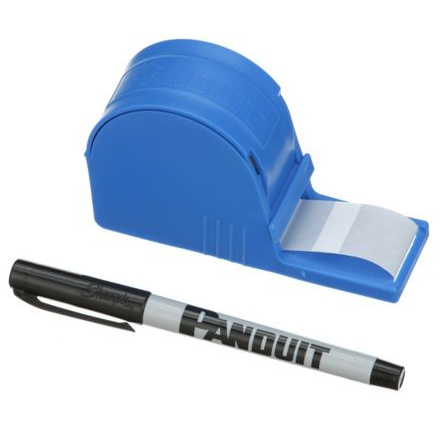 Label Dispenser Kit 1" W x 1.25"L Self-Laminating Vinyl 200/RL