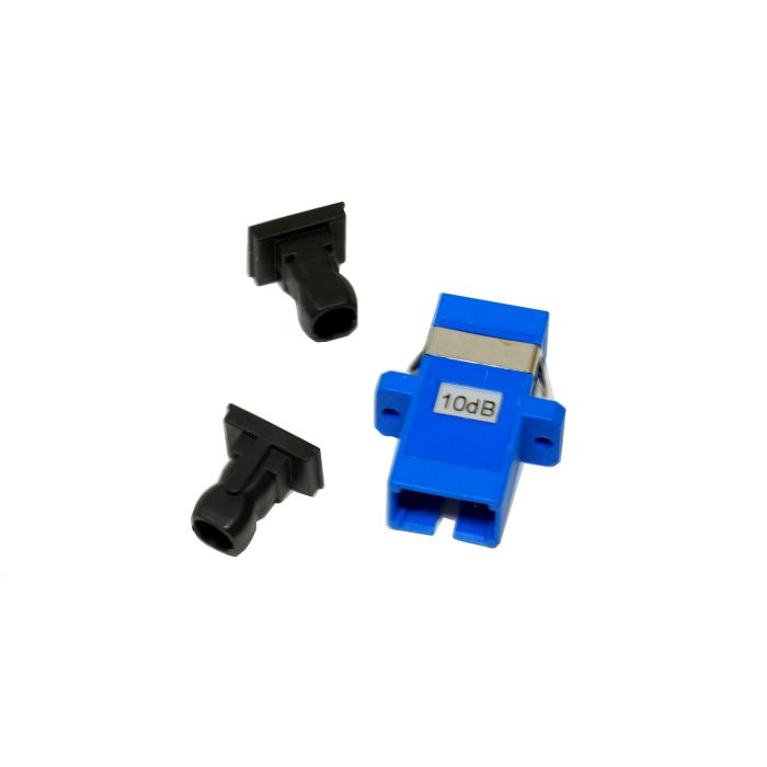 SC Female-to-Female Bulkhead Attenuator Singlemode 1310/1550nm 10dB
