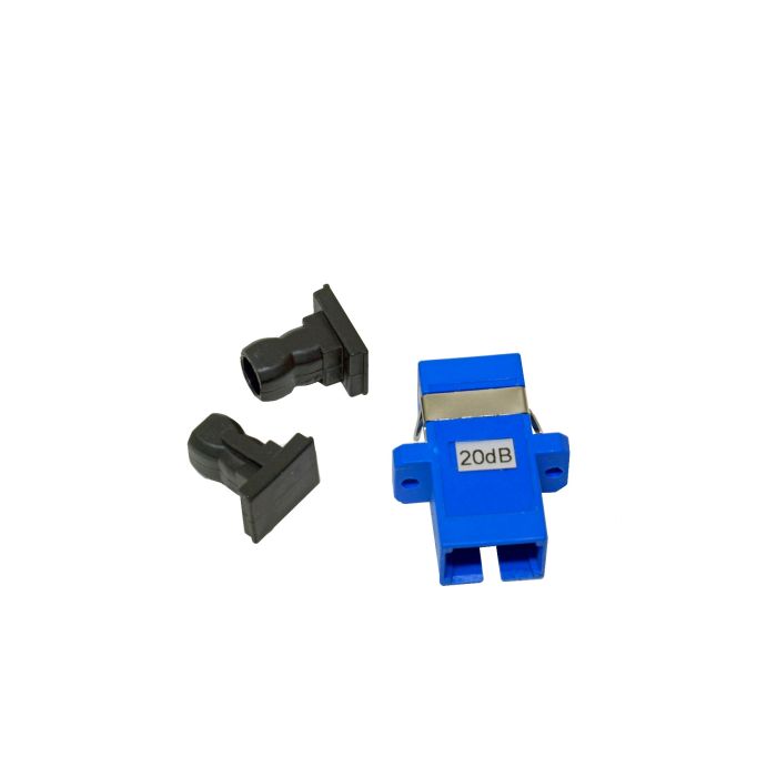 SC Female to Female Bulkhead Attenuator Singlemode 1310/1550nm 20dB