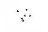 Rack Mounting Brackets 1RU 23" Black (Pair)