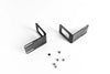 Rack Mounting Brackets 1RU 23" Black (Pair)