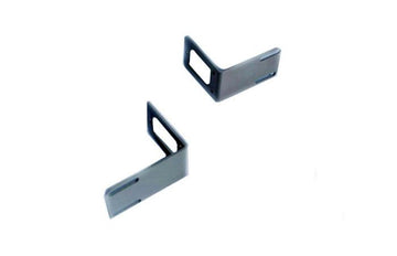 Rack Mounting Brackets 1RU 23" Off White (Pair)