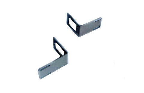 Rack Mounting Brackets 1RU 23" Off White (Pair)