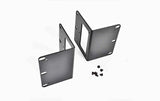 Rack Mounting Brackets 4RU 23" Black (Pair)