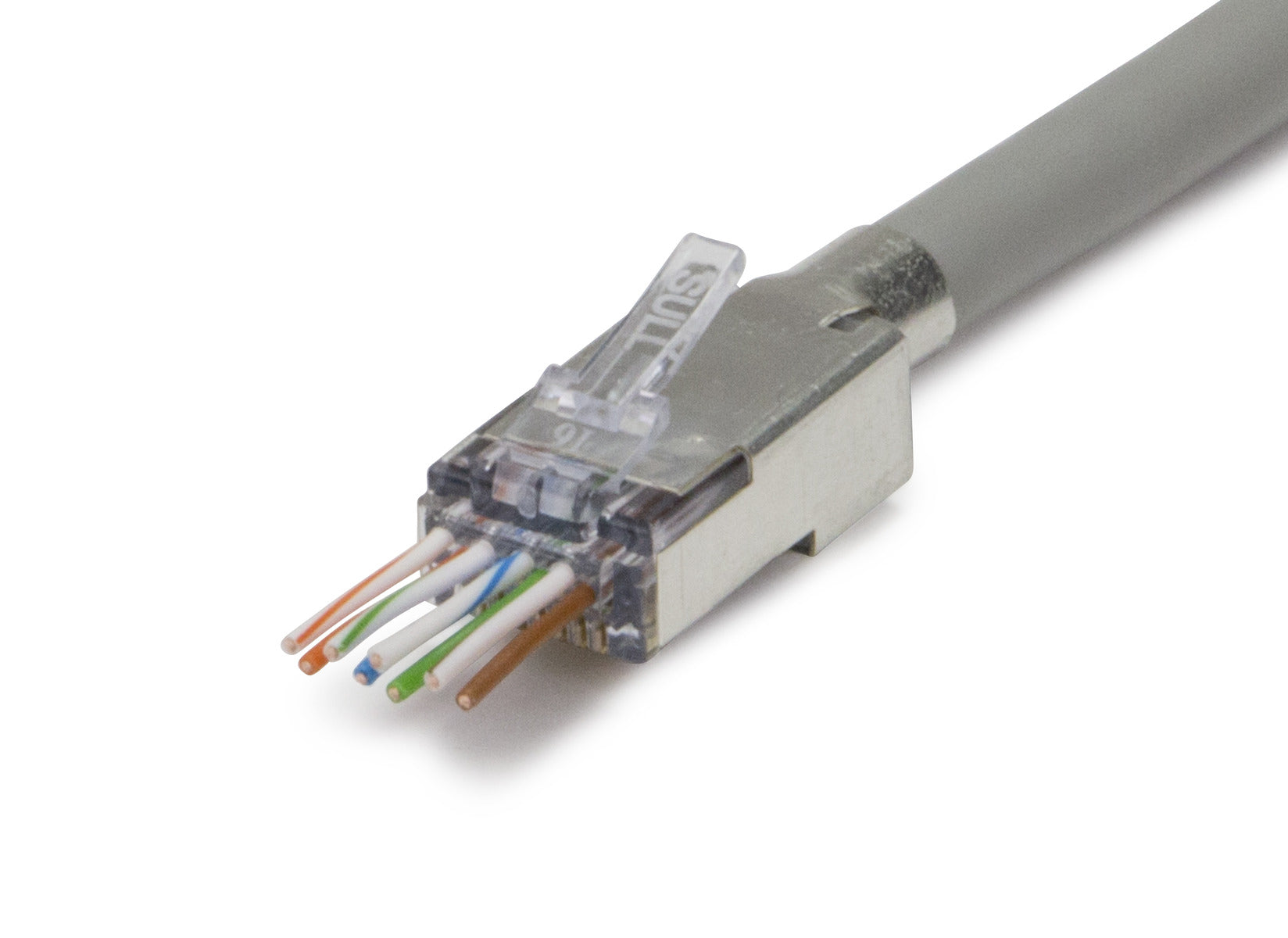 EZEX44 SHIELDED RJ45 EXTERNAL GROUND CONNECTOR,. 50/JAR