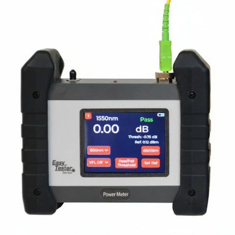 Easy Tester Fiber Optic Power Meter with Integrated VFL