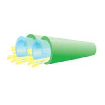 TLC Duplex Furcation Tube Riser Green 3mm w/Pull String (per meter)