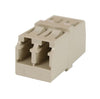 LC MM Duplex Adapter Beige No Flange LC Square (100pk)
