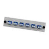 Extended Adapter Plate Singlemode LC/UPC 12 Fiber Off White