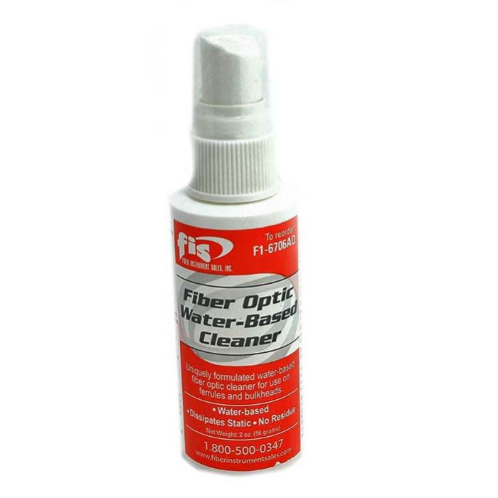 Fiber Optic Water-Based Cleaning Solution 2oz Pump Bottle
