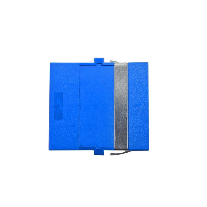 LC Adapter Quad Blue Singlemode - No Flange, SC Duplex Footprint